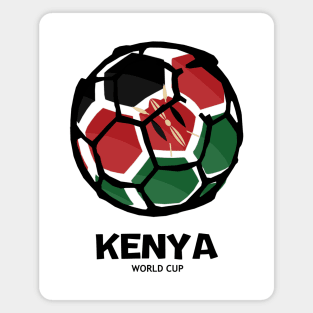 Kenya Football Country Flag Magnet